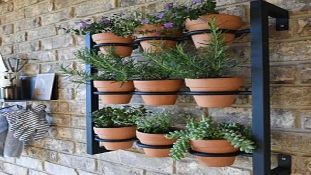 Hanging herb garden for indoors