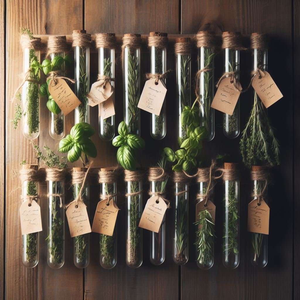 Creating a Hanging Test Tube Garden