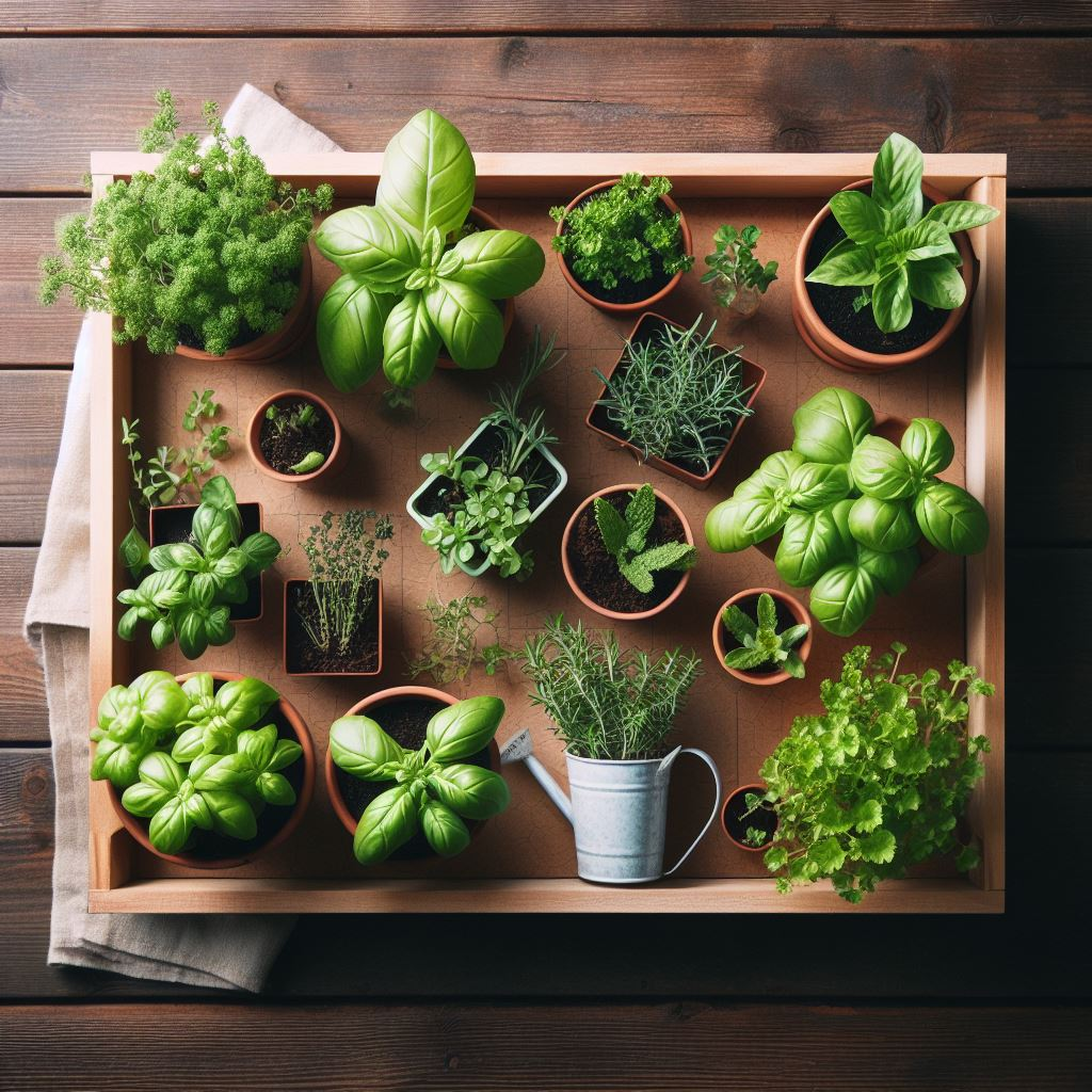 Setting up your indoor herb garden